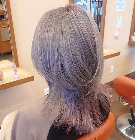 ホワイトシルバー×ピンク