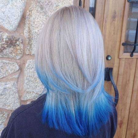 エンドカラー　ブルー