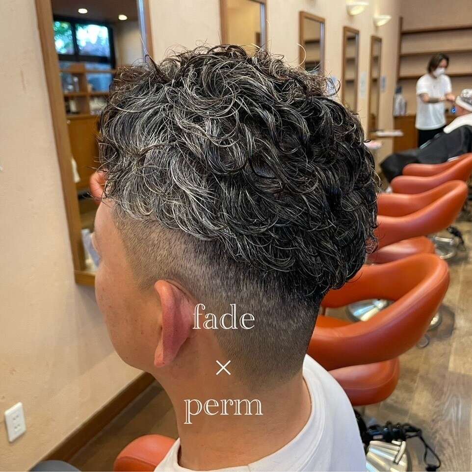 フェードパーマ
